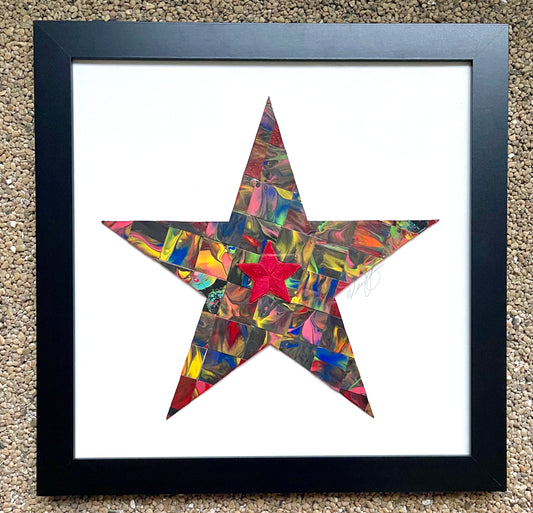 Woven Starstruck Framed Painting