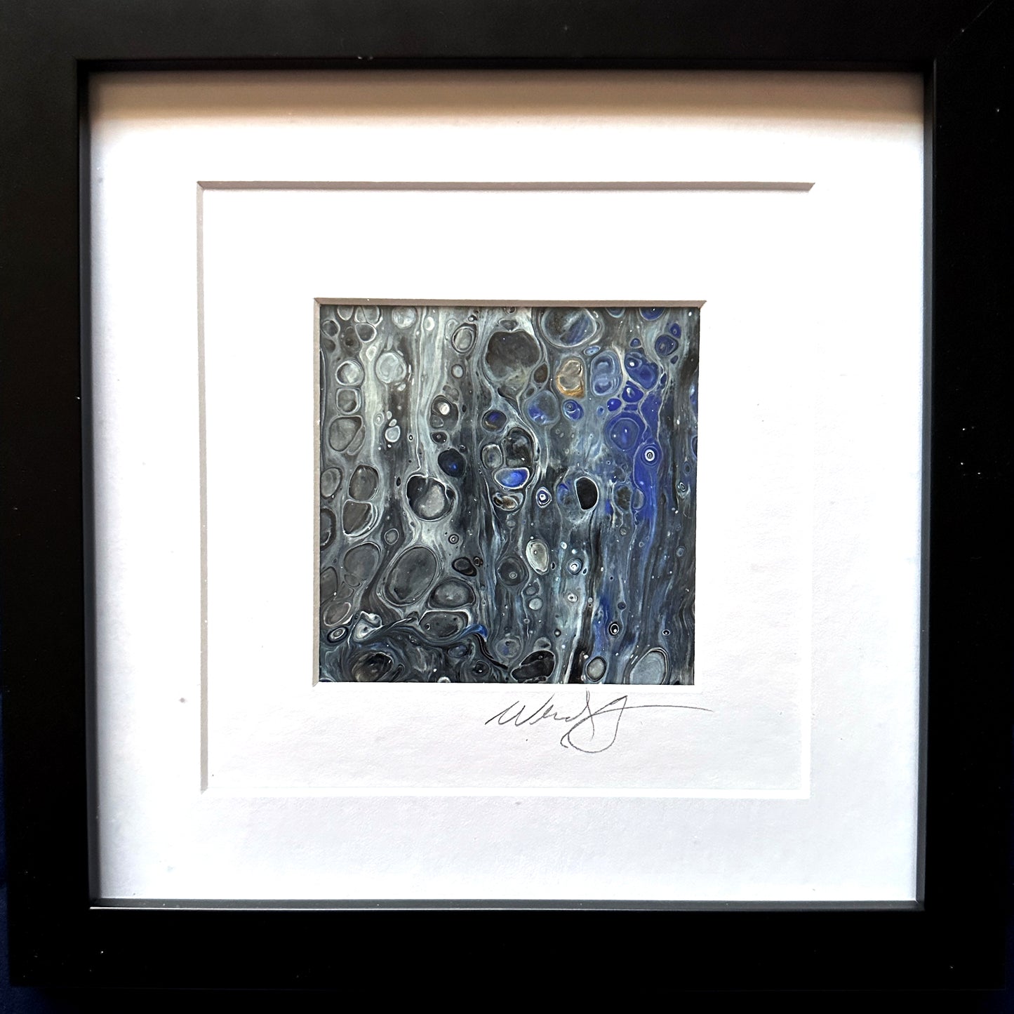 Bubble Up Small Framed Painting